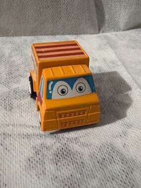 Mini Friction Powered Pull Back Bread Delivery Truck Toy